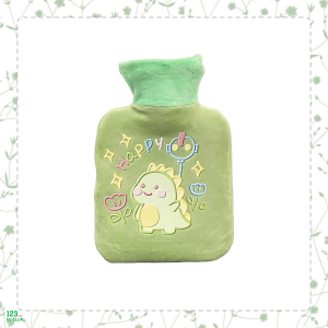 暖水袋500ml(動物)——綠色-小恐龍