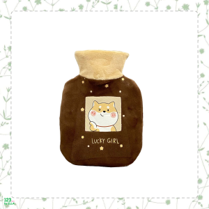 暖水袋250ml(卡通) 棕色－狗仔